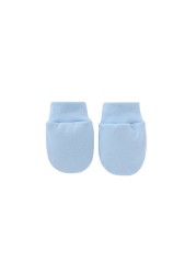 Baby Anti-Scratching Soft Cotton Gloves Newborn Face Protection Scratching Gloves