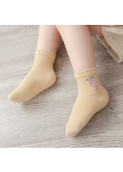 3pcs/lot Spring and Autumn 0-5T Children's Socks Cartoon Baby Girls Socks Toddler Warm Comfortable Socks Baby Boys Socks