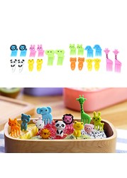 10pcs/set Cute Baby Fork Cutlery Baby Feeding Cutlery Portable Baby Cutlery Toddler Cutlery Baby Cutlery