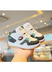 2021 High Quality Sneakers Girls Shoes PU Leather Kids Sneakers For Girl Fashion Casual Children Shoes Chaussure Enfant E08164