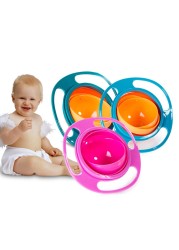 Baby Universal Rotation Training Bowl Practical Design Kids Rotating Scale 360 ​​Degree Spill Proof Feeding Bowls