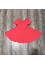 Summer dress for baby girls, solid color