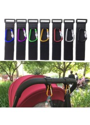 Baby Stroller Hooks Pram Organizer Metal Buckle Baby Stroller Car Hanger Diaper Bags Pushchair Baby Stroller Accessories