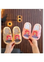 Children Slippers Summer Cartoon Cute Beach Shoes For Boys Girls Waterproof Non-slip Bathroom Kids Slippers Soft Baby Shoes