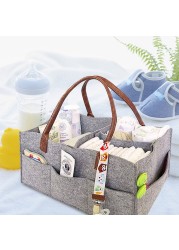 Baby Diaper Caddy Organizer Portable Bag Holder Changing Table & Car Nursery Essentials Storage Boxes Nappy Bags