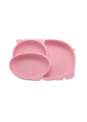 Children's sucking disc divided bowl tableware complementary food baby drop-resistant eat training feeding dinnerware set