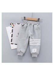 OASHTH Children's clothing pants boys and girls spring and autumn new trousers baby casual sports pants