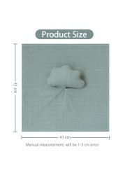 100% Organic Cotton Muslin Baby Safety Blanket Moon Star Game Ins Baby Comforter Newborn Appease Towel