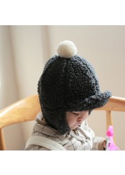 MILANCEL 2021 Winter Baby Hat Toddler Warm Caps Infant Girls Caps Teddy Fur Hats