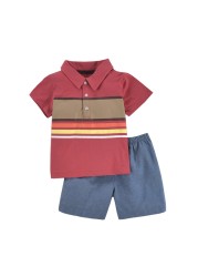 High Quality 100 Cotton Summer Baby Clothes Baby Boys Clothes Infant Newborn Baby Boys Clothes Sets Baby Clothes Suits