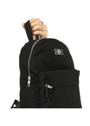 Black 2-compartment backpack