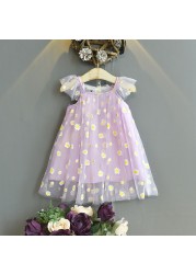 Summer Flower Girl Dresses Princess Girl Dress Toddler Girl Clothes Kids Dresses For Girls Fashion Party Dresses For Girls