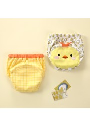 Baby Cloth Diaper Boys Training Pants 6 Layer Waterproof Reusable Cotton Infant Pants Underwear Girl Diaper Panties