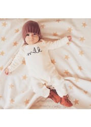 Spring Newborn Infant Baby Boys Girls Romper Long Sleeve Overalls Cotton Jumpsuit Newborn One Piece Clothes