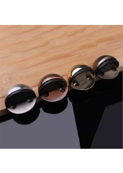 Hidden Stainless Steel Rubber Door Pad Non Punching Door Sticker Holders Catch Floor Mounted Nail-Free Door Stops