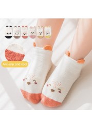 Comfortable Baby Anti Slip Cartoon Floor Socks Autumn Spring Summer Newborn Socks Kids Baby Girl Boy Indoor Sock