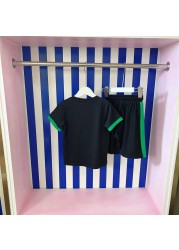 High quality children's clothing little boy 2022 summer new clothes short-sleeved T-shirts and shorts two-piece boys dress set