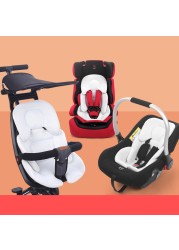 Baby Stroller Cushion Car Seat Inserts Baby Head Support Neck Pillow Mattress Breathable Mesh Liner Thermal Stroller Mat