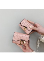 Small Wallets Fashion Brand Leather Wallet Women Ladies Card Bag For Women Clutch Women Female Purse Money Clip Purse Card Holder