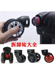 Suitcase Luggage Replacement Accessories Removable Universal Wheels Plug-in Detachable Wheel Pulley Repair Parts