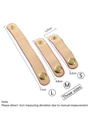 BAMADER مقابض جلد البقر ثابت مشبك حقيبة حزام تعديل هوك تقصير ثابت مشبك حزام الكتف تحديد كليب حقائب اكسسوارات