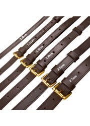 Genuine Leather Bag Strap High Quality Shoulder Strap Bag Accessories Narrow Bag Strap Hot Fashion Shoulder Bag Parts