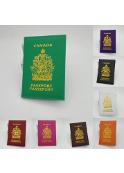 Canada Passport Holder Protector Wallet Business Card Soft Canadian Passport Cover Wallet Business ID Card Passport Holder