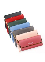 High Quality Women Wallet Anti theft Leather Wallets For Woman Long Zipper Large Lady Clutch Bag Female Purses Card Holder purse