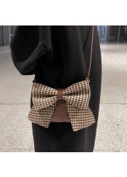 Bags for Women PU Leather Big Bow Design Crossbody Shoulder Bag Fashion Lady Zipper Trend Exquisite High Quality Clutch Bags