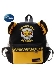 Disney 2022 New School Bags For Kids Boys Girls The Lion King Kindergarten Cartoon Backpacks Fashion Child