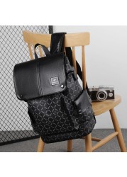 Feng leopard kangaroo men's backpack casual bag business travel bag fashion trend college student bag computer bag