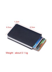 DIENQI - Genuine Leather Men Wallet, Genuine Rfid Leather Small Wallet, Slim Male Wallet, Luxury Wallet