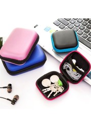 Headphone Holder Coin Purse USB Cable Key Organizer Carrying Case Hard Bag Earphone Pouches Storage Cases