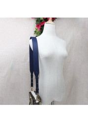 جلد طبيعي واسعة الكتف حزام العلامة التجارية حقيبة ترفيه حزام بلون قابل للتعديل طول 100 سنتيمتر-120 سنتيمتر النساء حقيبة اكسسوارات