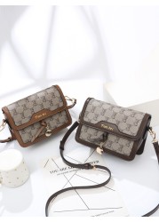 DN Crossbody Shoulder Bags for Women Vintage Women Handbags Trend Stylish Bear Animal Prints Female Vintage Paneled Design