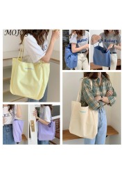 Mental Eviron Women Handbag Shoulder Bags Large Capacity Corduroy Tote Bags Reusable Storage Folding Bags