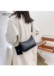 Pure Color Women Shoulder Bag PU Leather Underarm Bags Arbitrary Bags Shopping Bag Ladies Vintage Leisure Bags