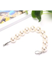 Pearl Strap for Bags Fashion Handbag Handles Chain Beaded DIY Handbag Straps Sacos De Ombro Accessories Sac Main Diy