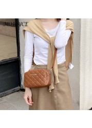 Women Shoulder Bags Female Fashion Solid Color Small Zipper Mobile Phone Crossbody Bag Casual Bag Diamond Lattice Messenger Bag