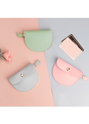 New Mini Wallet Small PU Leather Card Holder Ladies Card Bag Storage For Women Clutch All-match Female Coin Purse Money