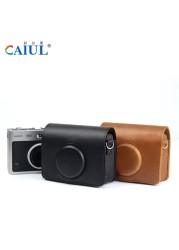 Polaroid mini EVO retro camera bag PU leather retro digital photography camera bag leather bag