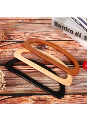 24cm Wood D Shape Bags Handle Wooden Purse Frame Hanger DIY Handbag Bag Handles