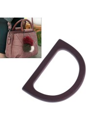 1Pcs Wooden Bag Handle Replacement For DIY Purse Making Handbag Shopping Bandolera Bolsas Bag Strap Сумка Luggage Handle