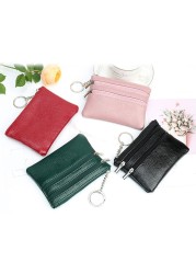 Fashion Leather Women Wallet Clutch Business Zipper Coin Purse Female Short Small Brand New Design Soft Small Card Cash Holder