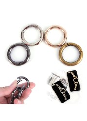 10pcs New High Quality Metal Women Mens Bag Accessories Rings Hook Key Chain Bag Bolsos With Asa Bag Belt