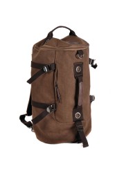 New Men's Canvas Backpack Handbag Sports Backpack Travel Backpack Fashion Leisure Bags Large Capacity Backpack