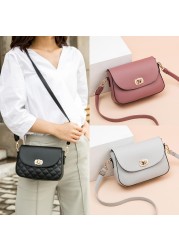 Xierya PU Leather Crossbody Bag New Fashion Ladies Bags Waterproof Business Shoulder Bags Small Purse Cute Pink Clutch Bag