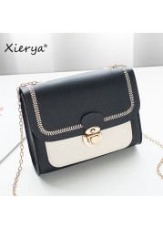 Xierya Fashion Small Square Box One Shoulder Messenger Bag Coin Purse New Fashion Women Bag Single Shoulder Clutch Bag