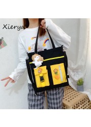 Xierya Fashion Women Shoulder Bag, Student Handbag Women Canvas Bag Tote Shopping Crossbody Bags Mochilas