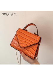 PU Crocodile Pattern Shoulder Crossbody Bag Tote Small Lady Messenger Clutch Bag for Women Men Business Travel